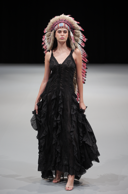 long feathers