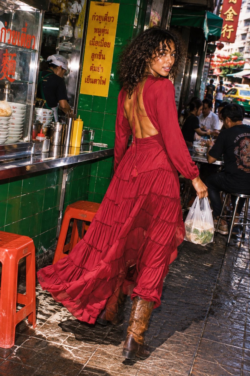 Sunset Long Dress