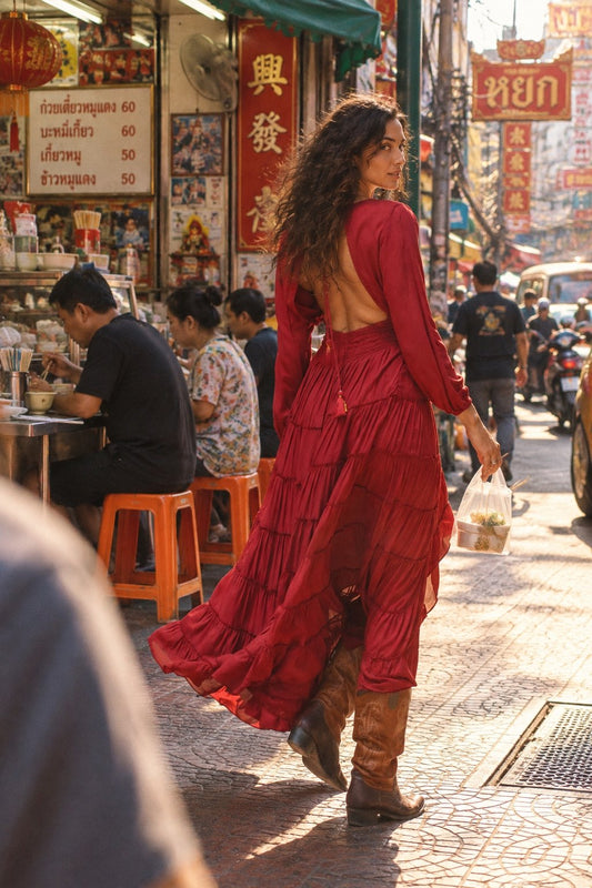 Sunset Long Dress